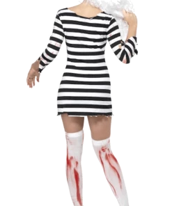 Smiffys Lady Zombie Convict Costume Adults
