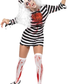 Smiffys Lady Zombie Convict Costume Adults