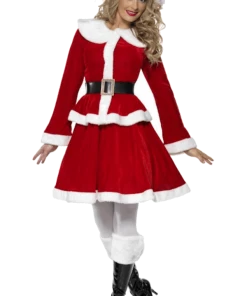 Smiffys Miss Santa Costume - Deluxe All Womens Costumes
