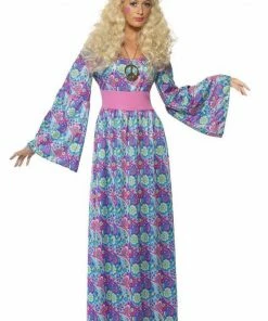 Smiffys All Womens Costumes Adult 60s Flower Child Costume