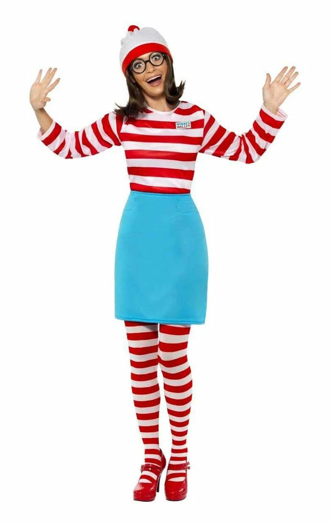 Smiffys Where's Wally Wenda Female Costume All Womens Costumes