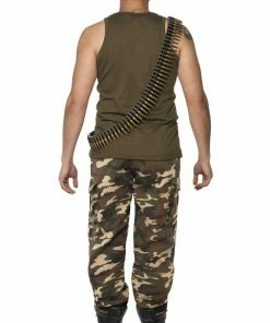 Smiffys All Mens Costumes Adult Khaki Camo Costume