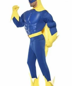 Smiffys All Mens Costumes Deluxe Bananaman Costume