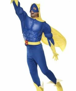 Smiffys All Mens Costumes Deluxe Bananaman Costume