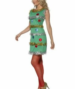 Smiffys Ladies Christmas Tree Costume All Womens Costumes
