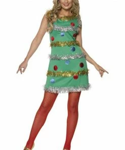 Smiffys Ladies Christmas Tree Costume All Womens Costumes