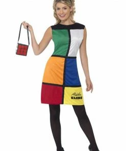 Smiffys All Womens Costumes Women's Rubik's Cube Costume