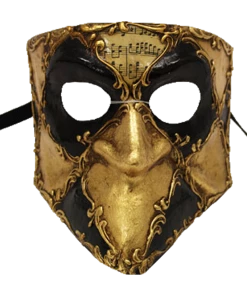 Generic Masks Gold Bauta Masquerade Mask