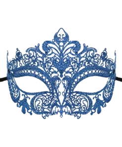 Generic Blue Glitter Masquerade Mask