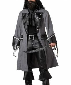 California Costumes All Mens Costumes Adult Blackbeard The Pirate Costume