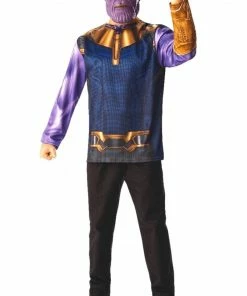 Rubies All Mens Costumes Adult Thanos Infinity War Top & Facepiece