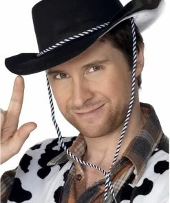 Smiffys Accessories Black Western Cowboy Hat Accessory