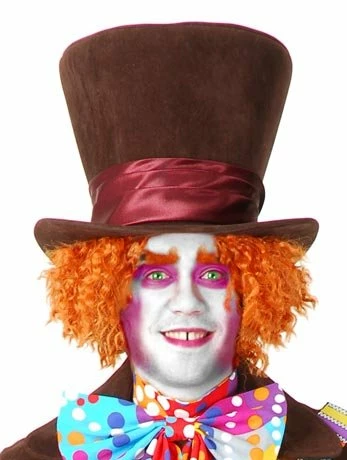 Generic Electric Mad Hatter Hat Satin Accessories