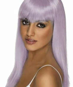 Smiffys Glamourama Wig Lilac Accessory Accessories