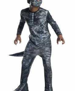 Rubies Animals Kids Velociraptor Blue Dinosaur Costume
