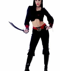 California Costumes All Womens Costumes Ladies Gothic Pirate Costume