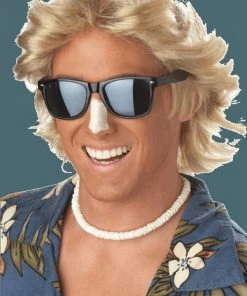 California Costumes Mens Blonde 70s Wig All Mens Costumes
