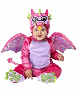 InCharacter Costumes Pretty Pink Dragon Costume All Girls Costumes