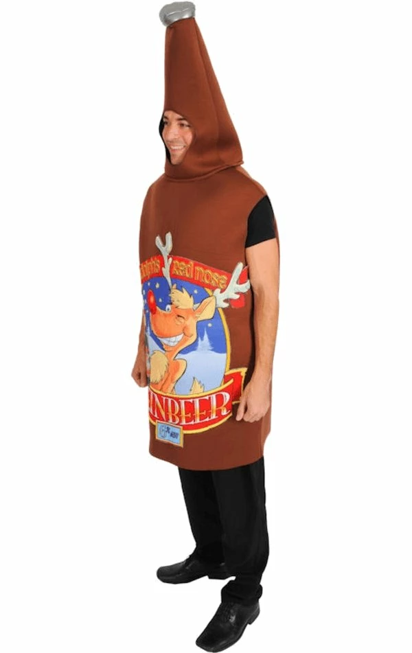 Orion Costumes All Mens Costumes Rudolph Red Nose Reinbeer Beer Bottle Costume
