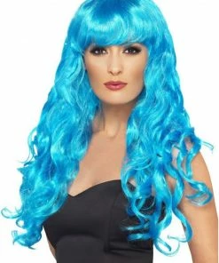 Smiffys Accessories Siren Wig (Blue)