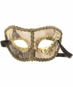 Smiffys Venetian Columbina Mask Masks