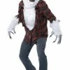 California Costumes White Lycan Ani-Motion Mask Costume All Mens Costumes