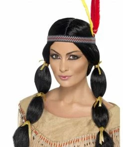Smiffys Women's Indian Wig All Womens Costumes