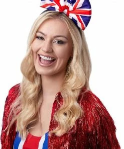 Generic Around The World Womens Union Jack Bow Headband